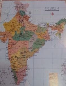mappa dell'India