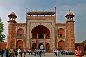 Entrata al Taj Mahal