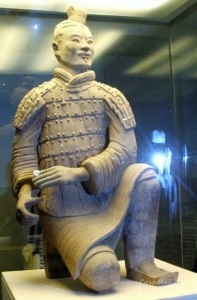 una delle statue meglio conservate sotto teca al museo, Xi'An