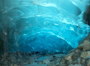 Ice Cave Glaciar Mendenhall, Alaska