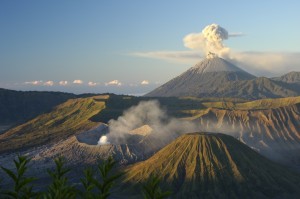 Mount Bromo nell'isola di Java, Indonesia