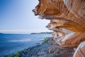 Painted Cliffs a Maria Island, Tasmania