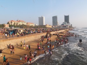 Una spiaggia a Colombo, Sri Lanka