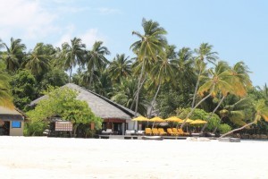 Bar all'Angsana Velavaru Resort, Maldive