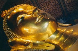 Bangkok, Wat Pho, reclining Buddha