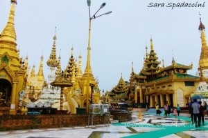 Particolari della Shwedagon Pagoda, Yangon
