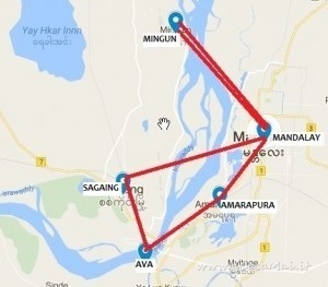 Terza mappa viaggio in Myanmar
