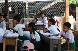 Scuola incontrata per strada 2, Myanmar