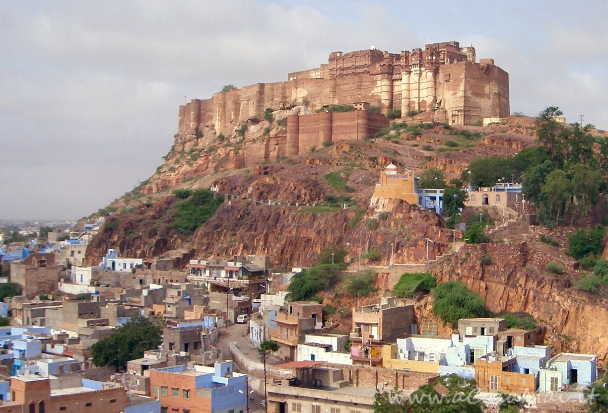 India: Jaisalmer-Jodhpur forte della città di Jodhpur