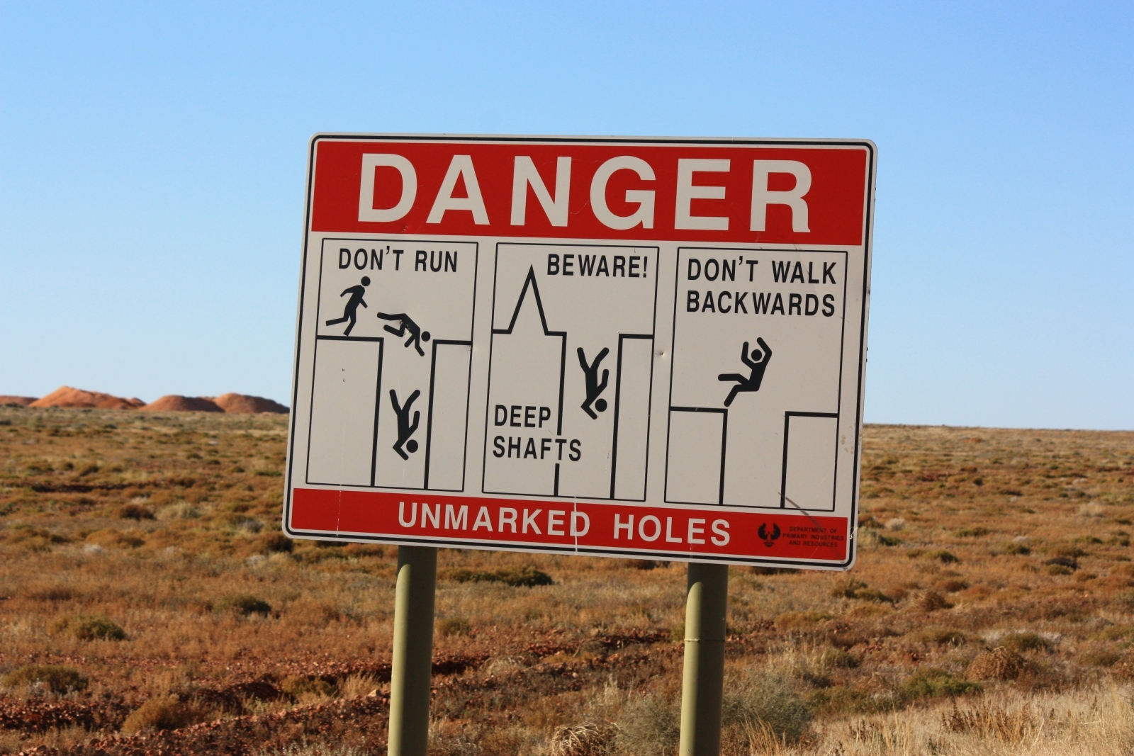 Australia: Coober Pedy #gallery Danger - Coober Pedy