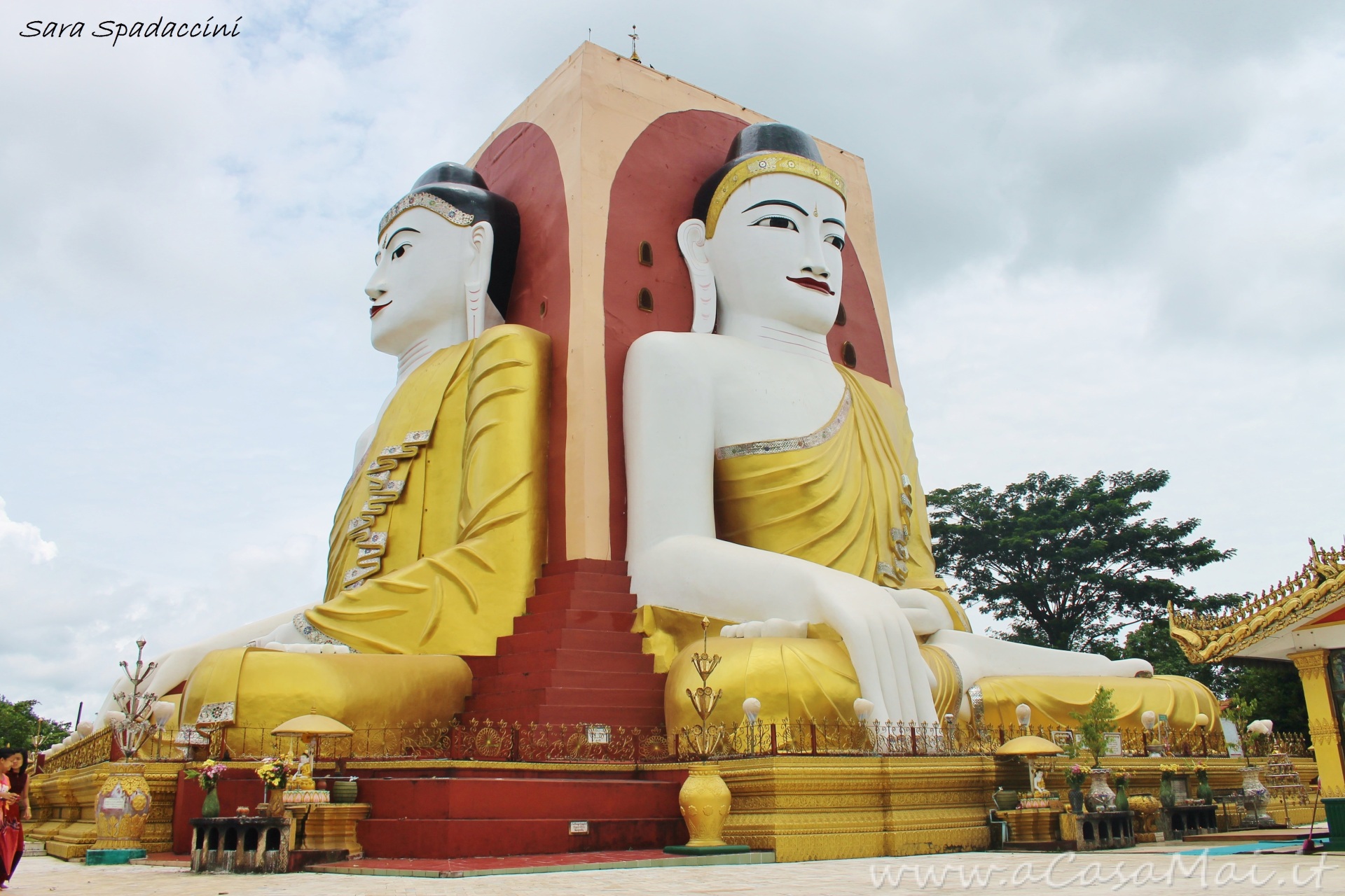 Terzo giorno in Myanmar: pericolosa discesa, di nuovo a Bago e ritorno a Yangon Kyaik Pun Pagoda, Bago
