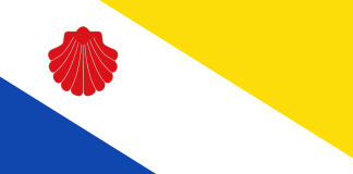 Cammino di Santiago: Carrión de los Condes – Bercianos del Real Camino Bandiera Bercianos Del Real Camino