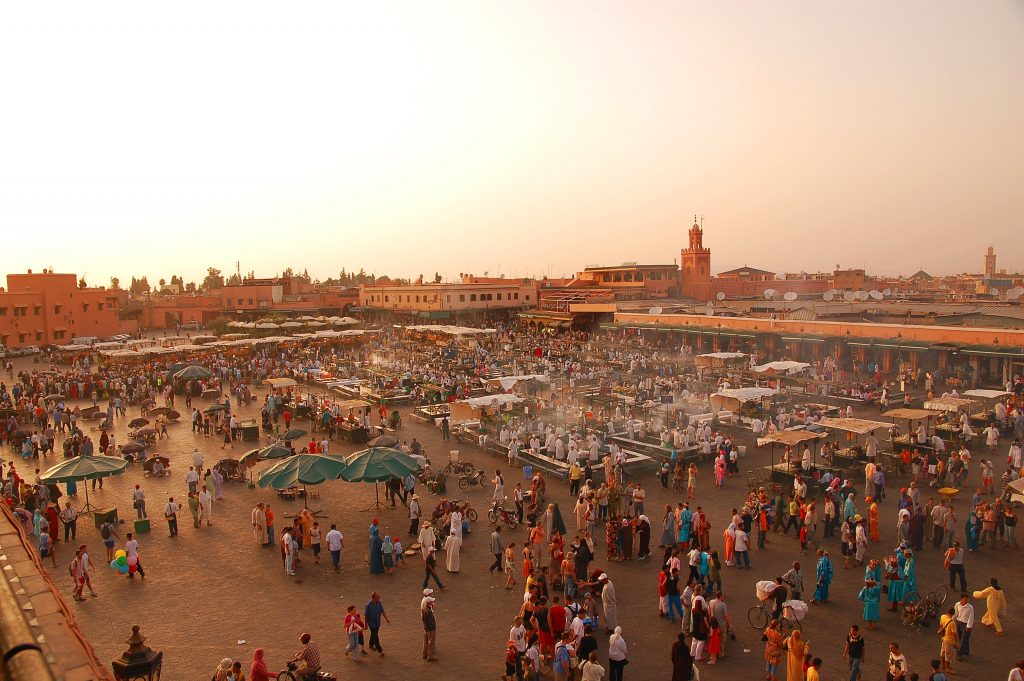 Maroc Marrakech Jemaa El Fna Luc Viatour