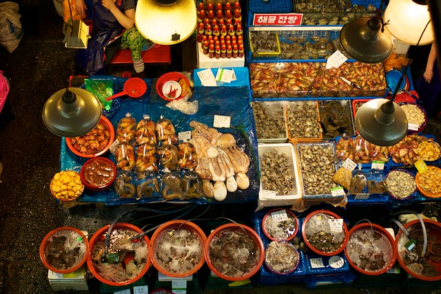 Il mercato del pesce di Seoul