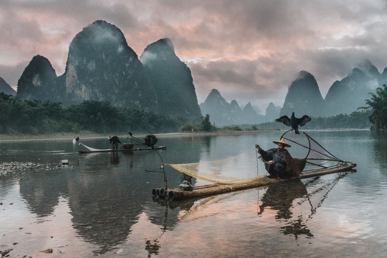 Pescatori sul Fiume Li, da visitare in un viaggio in Cina