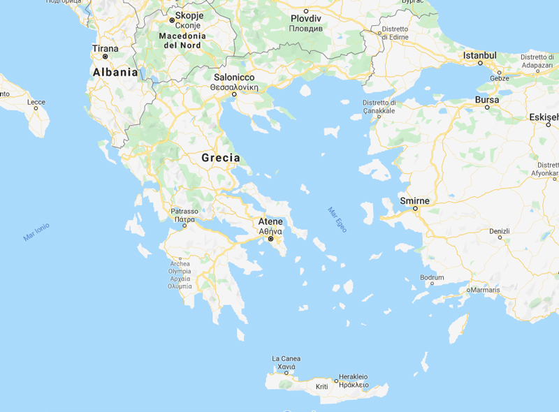 Mappa Della Grecia Maps