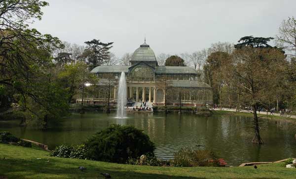 Viaggiare A Madrid Palazzo Di Cristallo, Parco Del Retiro